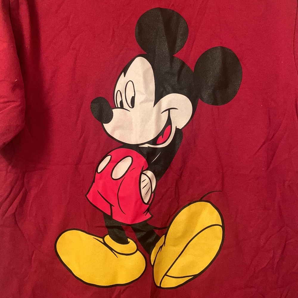 Disney Red Mickey Mouse T-Shirt - Picture 3 of 8